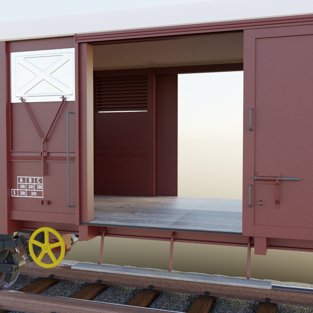 Wagon couvert SNCF preview image 3